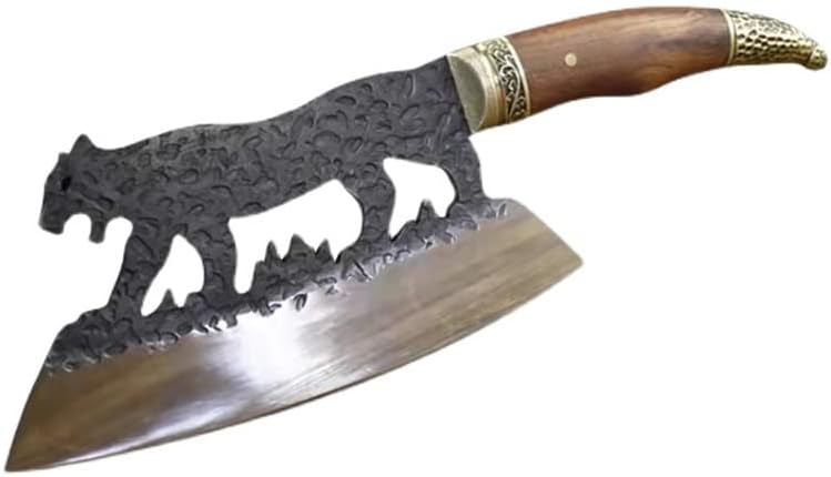 Miniatura 6 de Cuchillo de carne, cuchillo de carne forjado a mano de 9 pulgadas, cuchillo de cocina de hoja afilada, cuchillo de cocina de China Longquan,