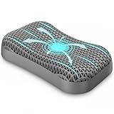 Dafeel枕 両サイド11cm枕 低め&12cm枕 高め TPEジェル枕 低反発性保持 洗えピロー 横向き寝・うつぶせ寝対応 灰色枕+灰色枕カバー付き 父の日の贈り物としても適用