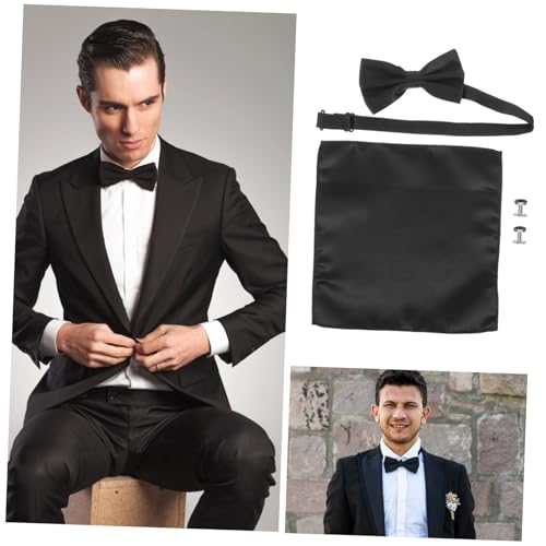 Set de tres piezas para hombre con corbata y pañuelo miniatura 7