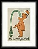 Biller Antik Perrier. L EAU Qui Fait pschitt Savignac Affiche publicitaire Faks_Plakatwelt 648