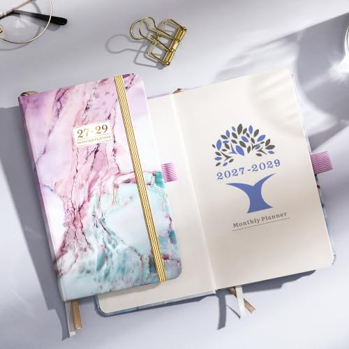Planificadores pequeños de 2026-2028 y 2029 con calendario mensual de bolsillo julio 7