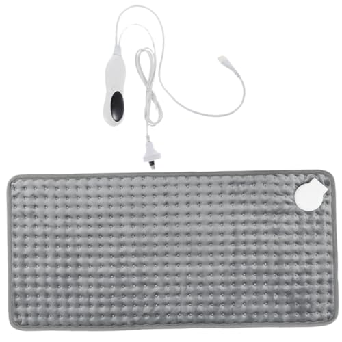 Tapis chauffant portable réglable et grand coussin thermique 84x43 cm