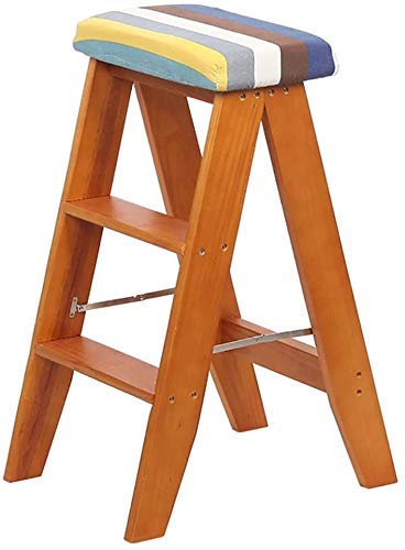 Marchepied en bois double usage portable pliable pour maison extérieure