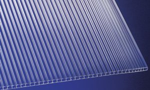 Preisvergleich Produktbild Polycarbonat Stegplatten Hohlkammerplatten klar 6000 x 1050 x 6 mm