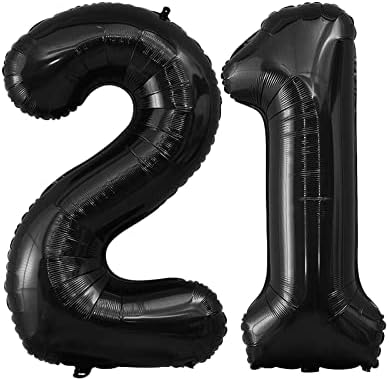 40 Inch Rose Gold Large Numbers 18 Birthday Balloons XXL Digital Foil Helium Balloons, 2 pcs Foil Mylar Big Number Balloons for Boys, Girls , Women 18th 81st Birthday Party Decoration