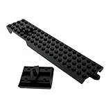lego monorail space  1 x Lego System Monorail Zug Platte schwarz Eisenbahn Wagon Train 4x20 mit dreh Achse 6399 6991 6990 2686c01 2687