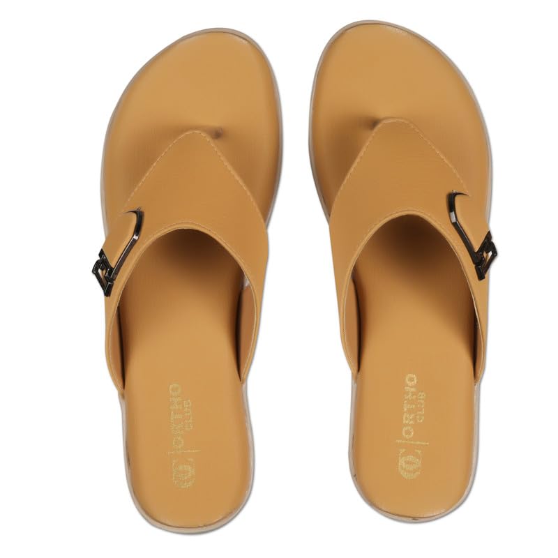 Image of ORTHO CLUB Fancy doctor slippers | Stylish chappal for women | Comfortable flat sandals for women stylish