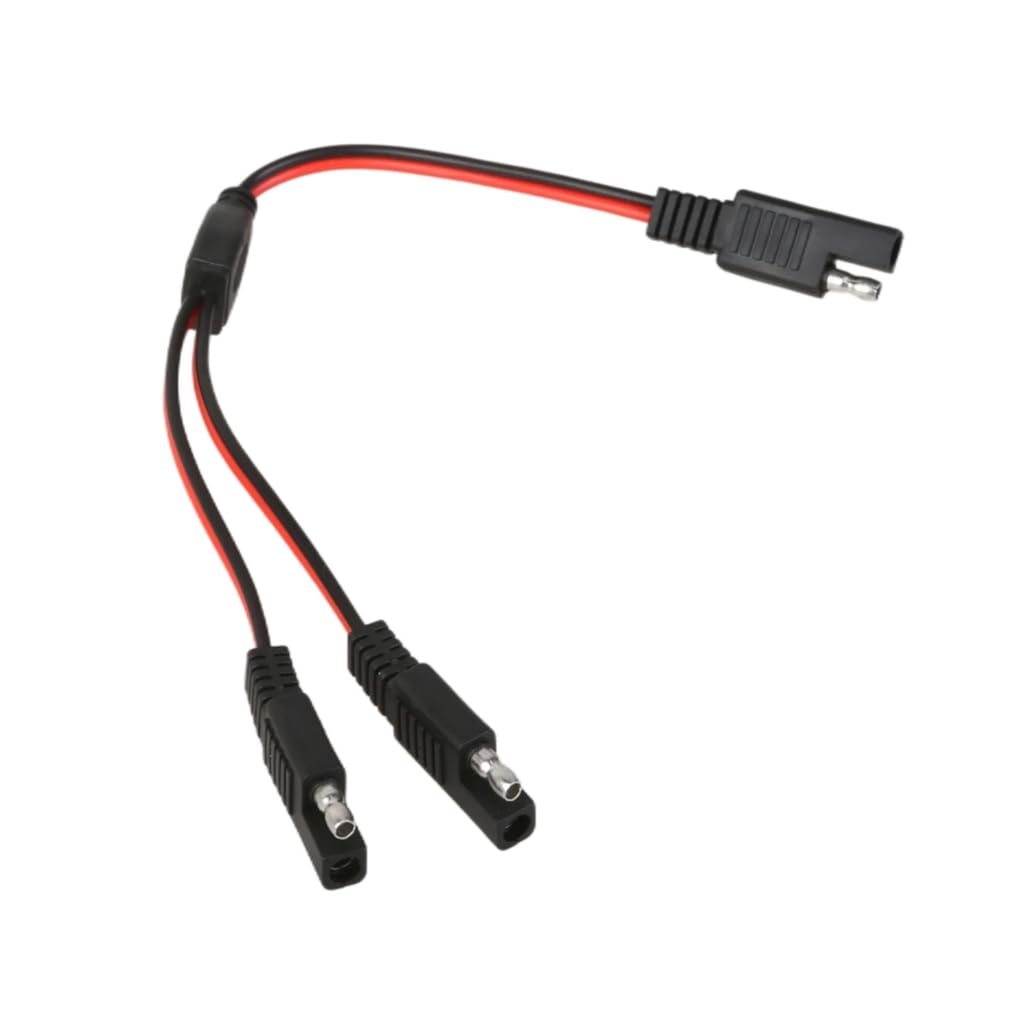 Elnwnnkc Connectors Power Automotive Adapters Cable Y Splitter 1 to 2 Extension Cable 18AWG for Automotive Camp