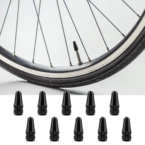 Image of 10pcs Valve Core for Presta, Tubeless Valve Core Bike Replacement with Valve Core Dismantle Tool & 10 Valve Core Caps Brass Bicycle Valve Core for Tubeless Road MTB Bike Tires