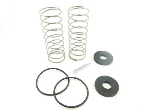 Wilkins 3/4" & 1" 950XL 950XLT Complete Repair Kit Rubber & Springs; Standard Black Rubber RK34-950