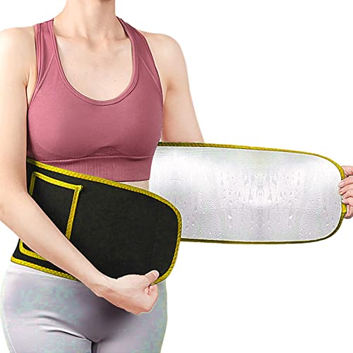 Treinador de cintura para mulheres - Suor Band Cintura Trainer para Mulheres | Cinto de emagreciment