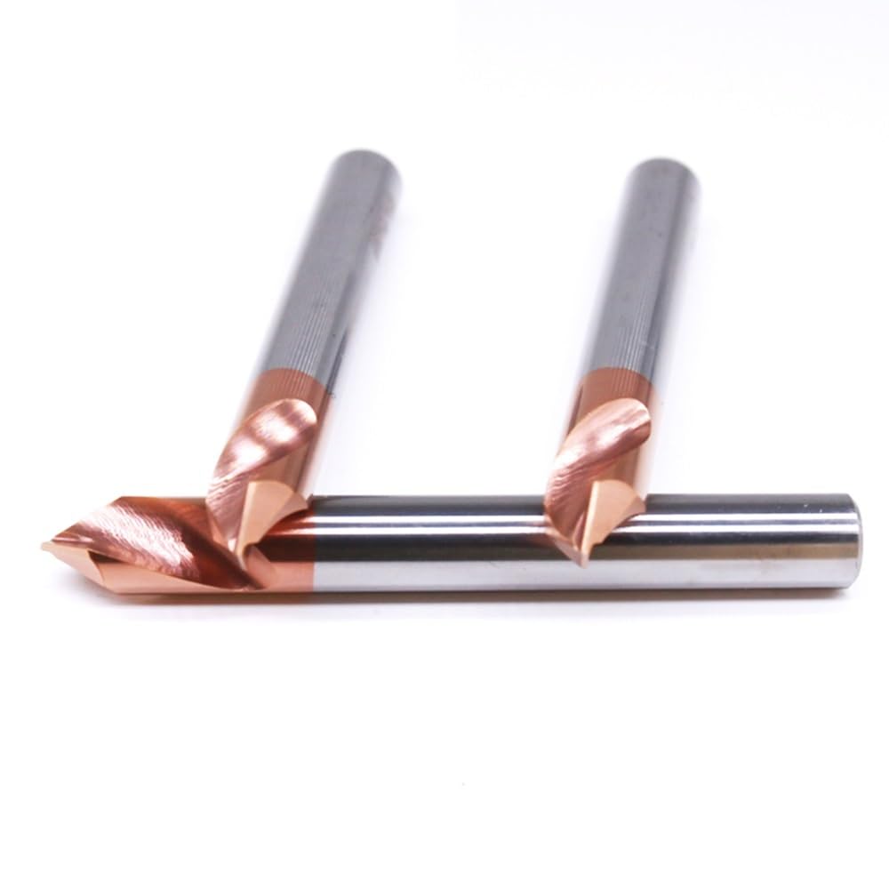 HRC55 90 Grad Punktbohrer for die Bearbeitung von Lochbohrern, Anfaswerkzeugen, 3 mm, 4 mm, 5 mm, 6 mm, 8 mm, 10 mm, Wolframkarbidstahl, 1 Stück (Size : 1pcs, Color : 12mm)