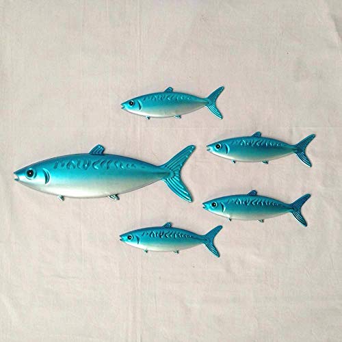 Wanderbal Home Set Of 5 Metal Fish Art W Buy Online In Belarus At Desertcart