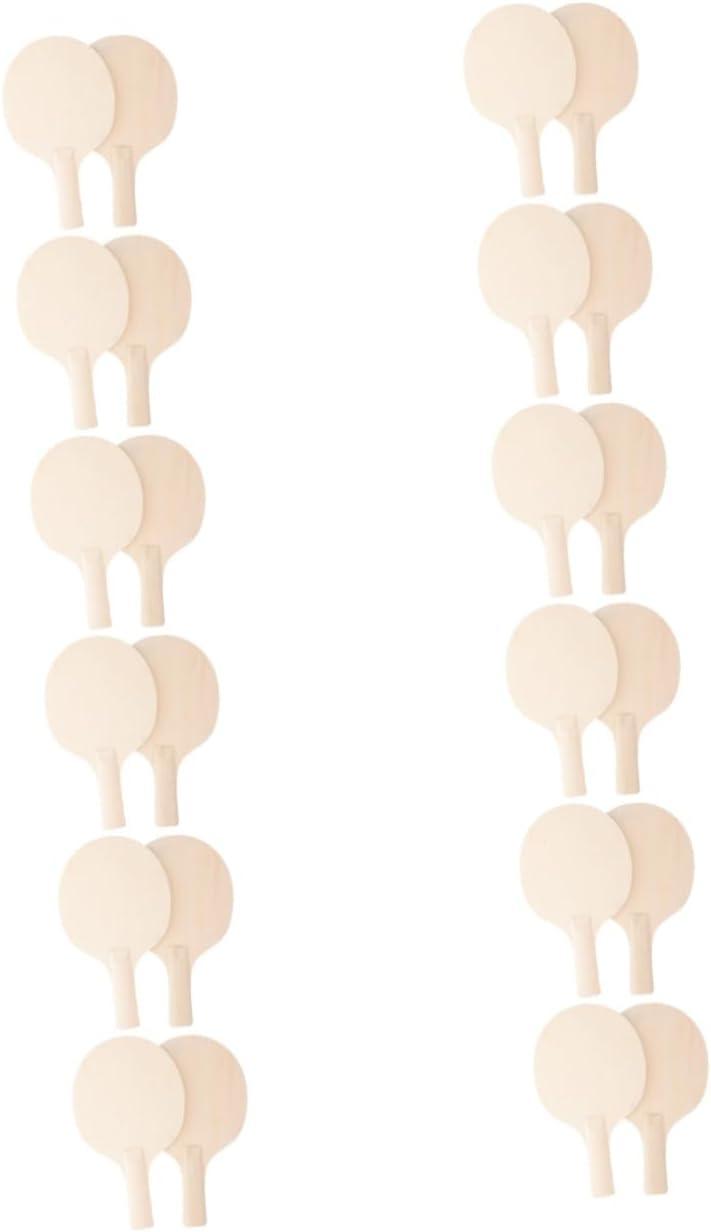 VICASKY Outdoor Sports Table Tennis Training Paddle Unfinished Table Tennis Outdoor Table Tennis Game Prop