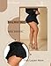 Imagen de Avidlove Mini Falda Mujer Sexy con Volantes Corta Falda Cintura Alta Plisada de Color Liso Basica Skater Vintage para Niñas Negro S