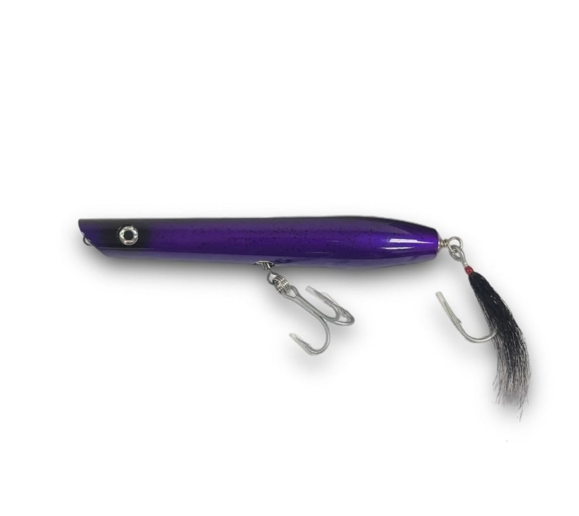 Pencil Popper Topwater Fishing Wood 8" Lure