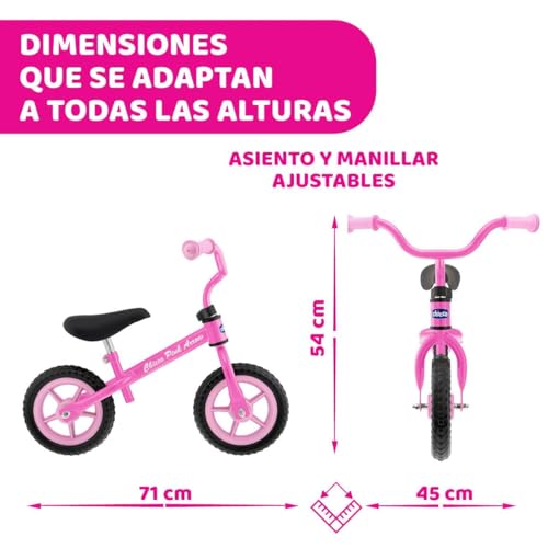 Chicco Bicicleta Niño 2 años, Bicicleta Sin Pedales, 2-5 Años, hasta 25 kg, Bici Sin Pedales, para Aprender a Mantener el Equilibrio, Manillar y Sillín Ajustables, Juguetes, Regalo Niño 2 años, Rosa 3 Chicco Bicicleta Niño 2 Años, Bicicleta Sin Pedales, 2-5 Años, Hasta 25 Kg, Bici Sin Pedales, Para Aprender A Mantener El Equilibrio, Manillar Y Sillín Ajustables, Juguetes, Regalo Niño 2 Años, Rosa