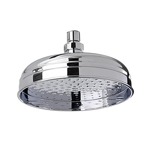ENKI Pomme ronde pour douche thermostatique laiton design classique chromé