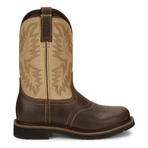 Justin Boots Men's SE4660C Superintendent 11' Work Boot, Golden (Brown C) - 11.5 D