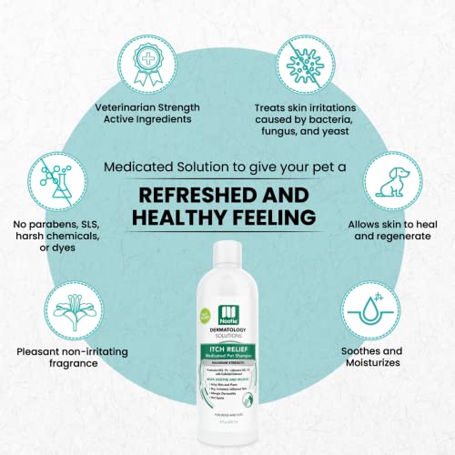 Nootie Itch Relief Shampoo for Dogs and Cats, Relieves Itchy Skin Medicated Pet Shampoo, Sold in Over 10,000 Vet Clinics and Pet Stores Worldwide, 8 oz - Thumbnail 4