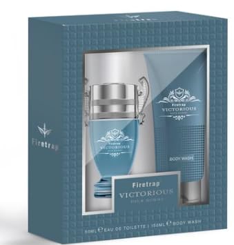 Firetrap Gift Set For Him (Victorious Eau De Toilette 50ml & Bodywash 150ml)