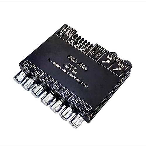 Carte d'amplification puissance 2.1 ZK-AM100 avec micro intégré pour box audio