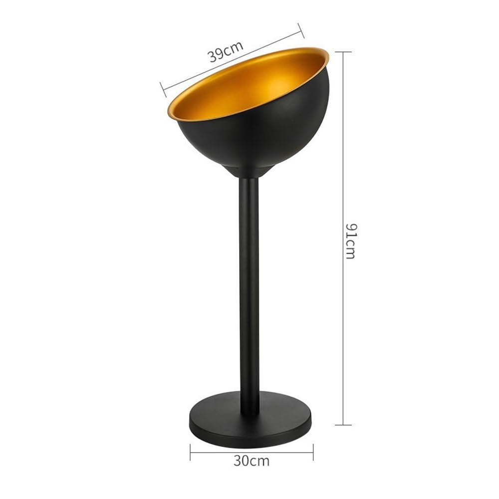 Cubo de Hielo Cubo de champán Vertical Acero Inoxidable, Cuenco Vino Hielo Grueso for Exteriores, Cubo for Fiesta en casa, for Bar Cubo de Hielo frío para Barra(Gold)