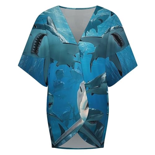 2025 Women's Girls Summer Cardigans Open-Front Oversized Sweater Tops4