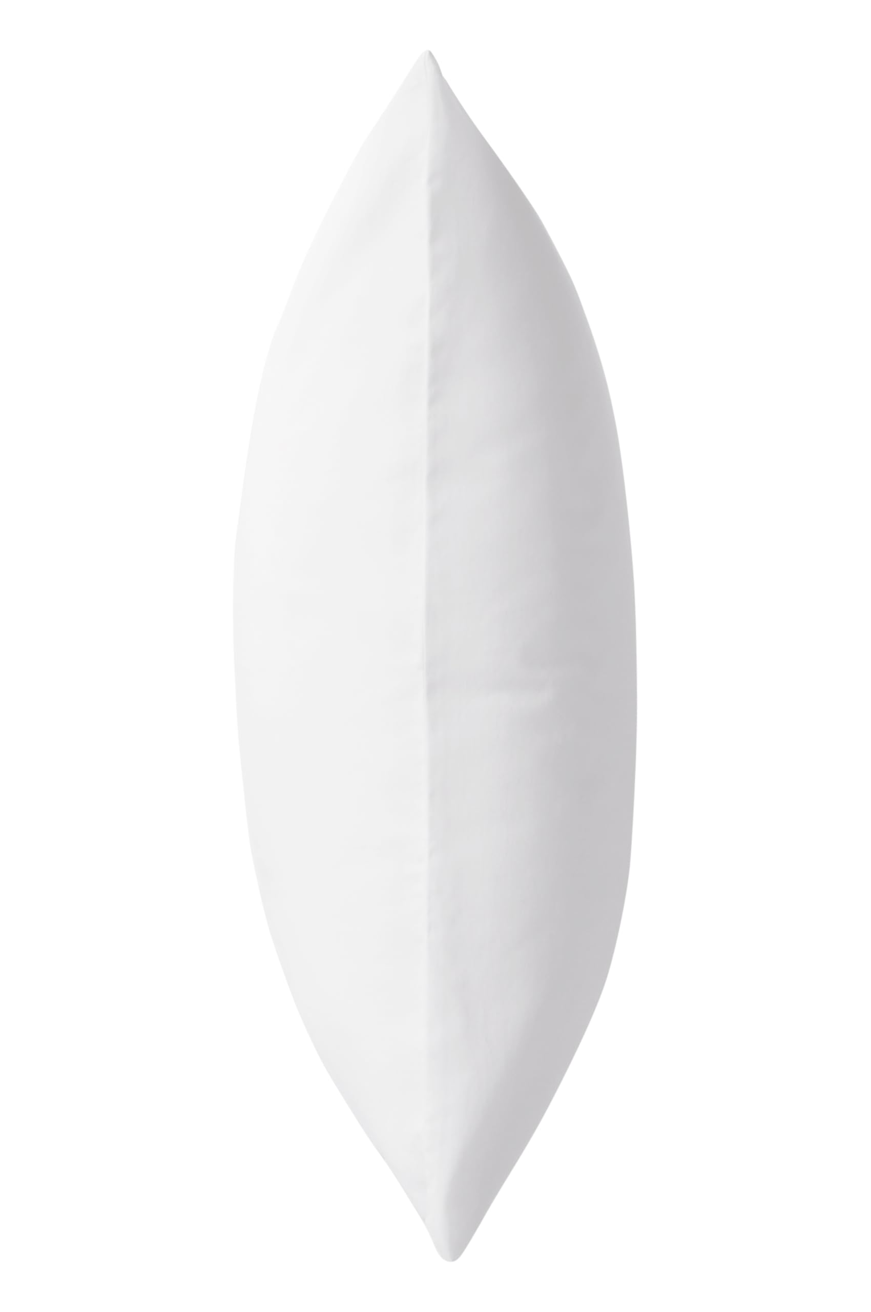Jotex Zack Satin Pillowcase Exclusive Satin Made of Organic Cotton GOTS Certified Cushion Cover, White, 80 x 80 cm - Image 3
