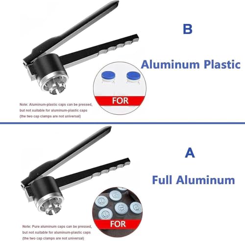 Bouteilles de crumper de flacon manuel pour sceller l'aluminium de flacons - 3