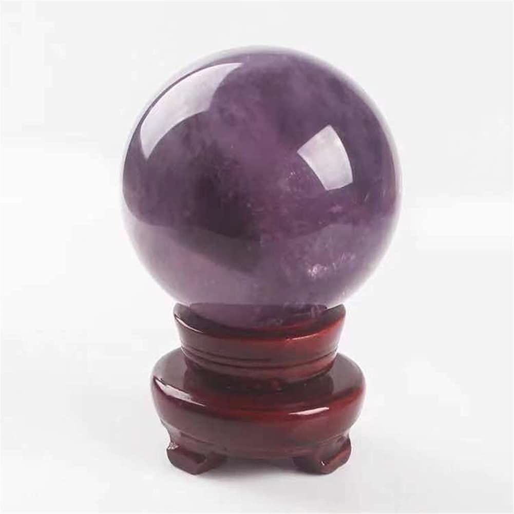 WGPHD Health & Household 1pc 80mm-85mm Natural Purple Amethyst Quartz Healing Ball for Gifts