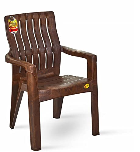 Highway Brown Plastic Moulded Chair - with arms - Without Cushion - Single Moulded Piece - Stackable, Waterproof, Weatherproof - Seats 1 Person - PVC (Polyvinyl Chloride)-image-47