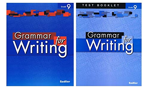 Grammar for Writing Student Edition with Test Booklet Grade 9: GW9A ...