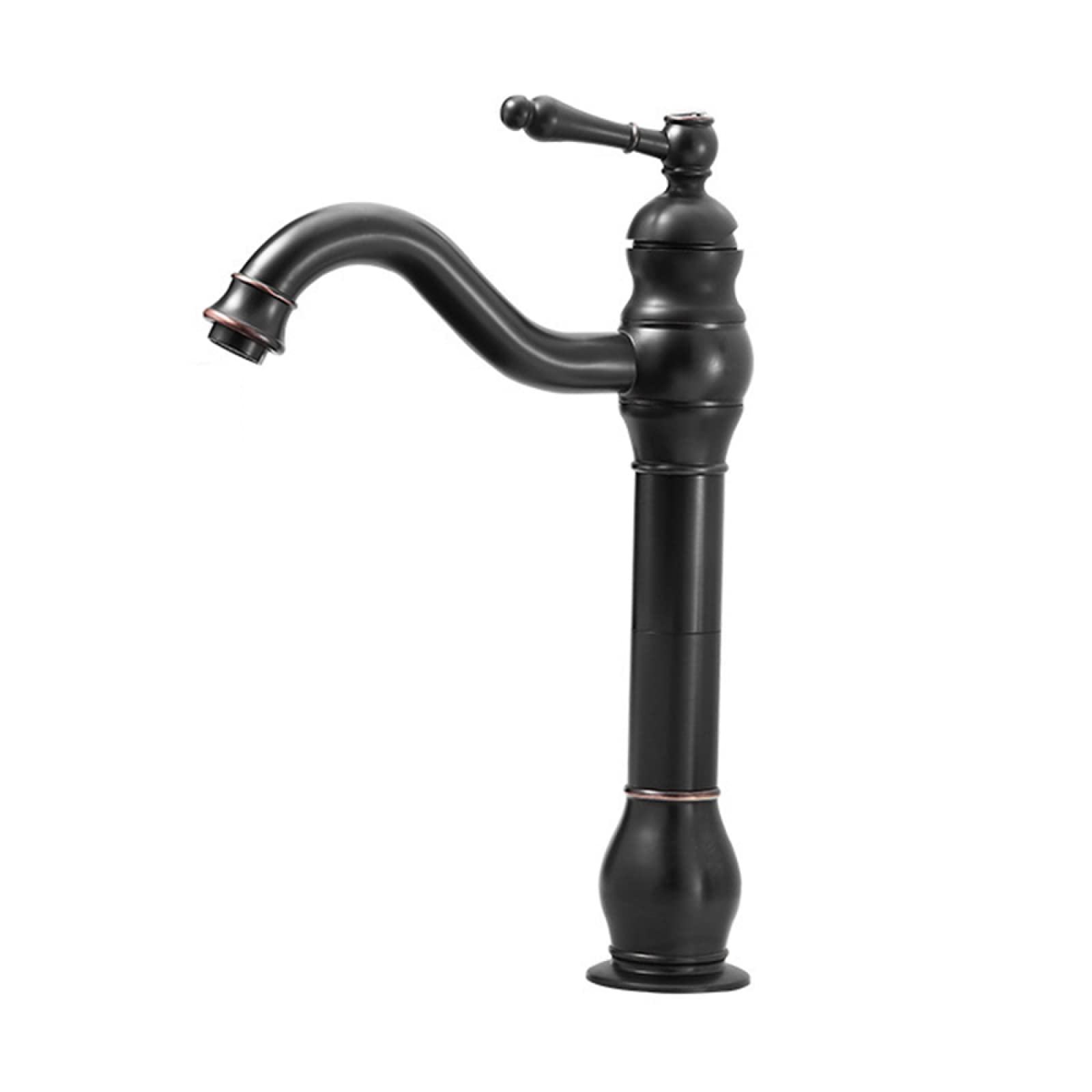 Robinet de salle de bain vintage noir idéal pour une ambiance rétro