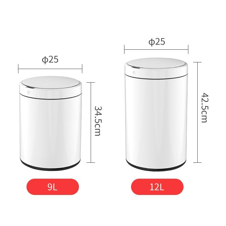 Cubo de basura inteligente de gran capacidad con sensor automático 2