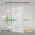 TONOR Dual-Layer Thickened Acoustic Wall Panels Self Adhesive, 4 Pack 47.2"x23.6"x0.72" High Density Large Sound Proof Panels for Walls, Peel and Stick Wall Panels for Interior Wall Décor, White