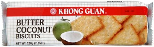 Biscuits, Butter Coconut, 7.05-Ounce Pack (Pack of 24)