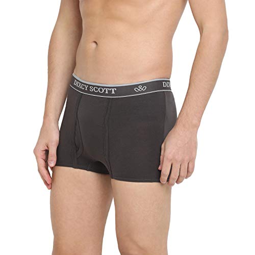 Image of Dixcy Scott Men's Cotton Trunks (Pack of 5) (SWISHTRUNK-P5 Navy /Dark Grey /Lt Coffee Brown /Denim Blue /Wine S)