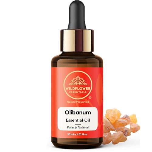 Image of Olibanum Essential Oil (Boswellia carterii) Pure | Non-Sticky | Non-Greasy | Lightweight | Men & Women | All Skin Types | Steam Distilled 30ml (1 oz)