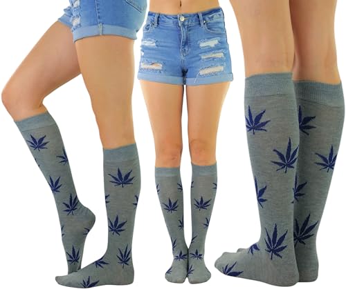 Image of ToBeInStyle Women's Pack of 6 or 12 Knee High Socks