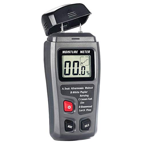 BSIDE 2‑Pin Wood Moisture Meter with LCD Display
