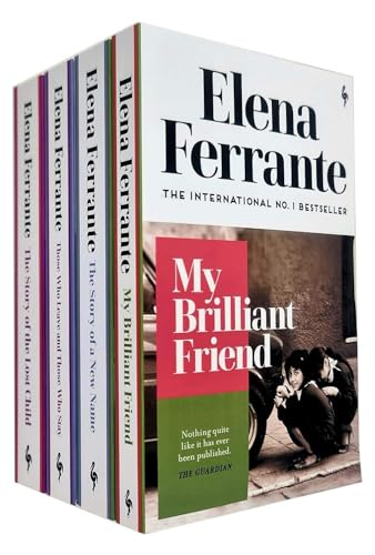 Neapolitan Novels Series Elena Ferrante Collection 4 Books Bundle (My Brilliant Friend, The Story of a New Name, Those Who Leave and Those Who Stay, Story of the Lost Child)