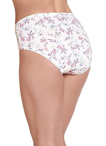 Image of Jockey Women's Underwear Elance Hipster - 3 Pack, Deep Plum /Lavender Belvedere Stripe /Bella Floral, 5