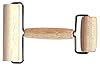 Creative Hobbies Hardwood Pony Roller - 2 in 1 Design Dual Roller Tool for Ceramic, Pottery Clay Working, Rhinestone Embroidery Diamond Painting, Craft Clay Roller, Wooden Roller #2