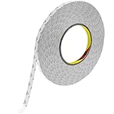 Ancho de la cinta: 8mm. BeMatik - Cinta adhesiva 3M de doble cara 8mm x 50m