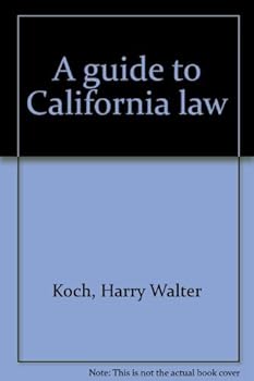 Paperback A guide to California law Book