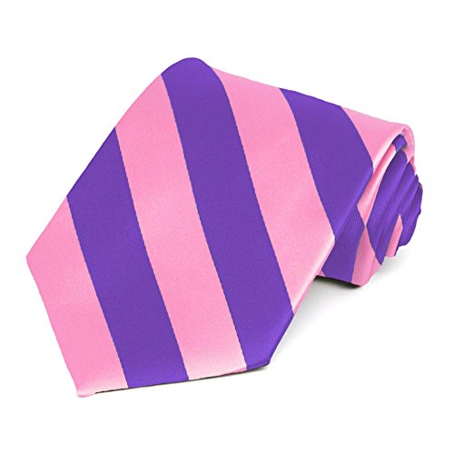 Image of tiemart Men's Striped Tie Standard Length