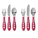 Gerber Stainless Steel Tip Kiddy Cutlery Set, 2 Sets - Pink