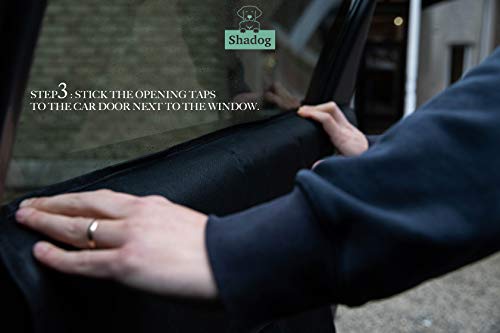 Protetor de porta para carro Shadog para cães - Protetor de carro para cães de estimação e capa de j