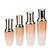 Produktbild 4 Stück Glas Pumpspender Cremespender Pumpflasche Sprühflasche für Cremes Lotion Shampoos, Flüssigseifen usw.